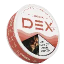 Lata de bolsas de nicotina DEX Guayaba — vista lateral